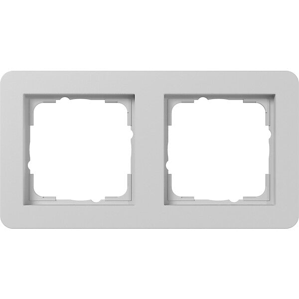 Gira Abdeckrahmen 2fach grau m 0212154